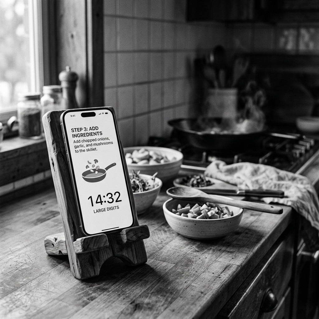 Küchenmaschinen-Modus auf iPhone