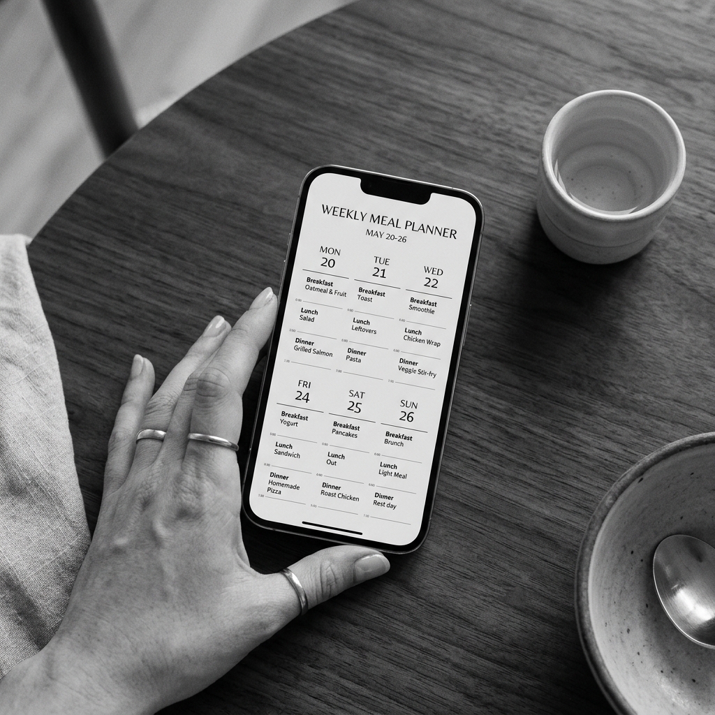 Intelligenter Wochenplaner auf iPhone