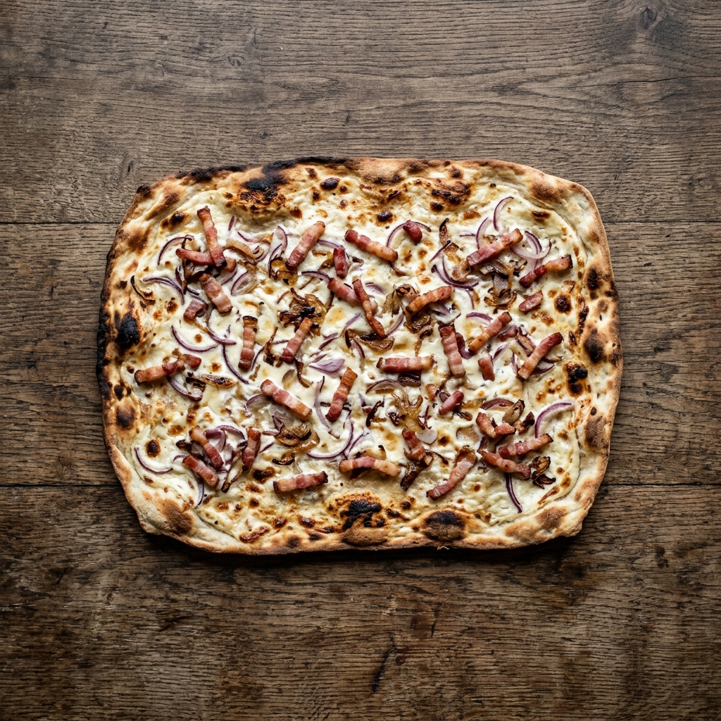 Schneller Flammkuchen